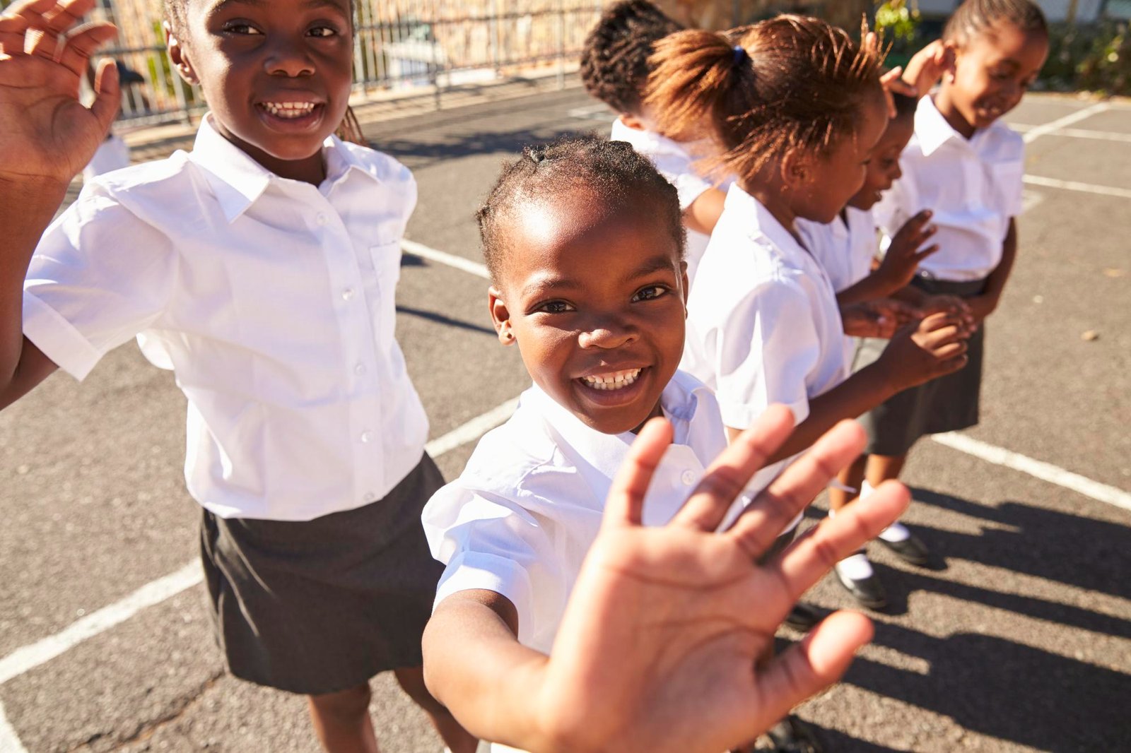 Teacher engaging students